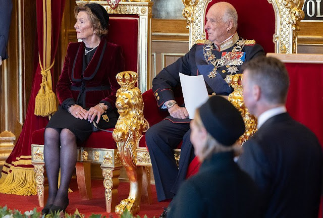 Queen Sonja, Crown Princess Mette-Marit and Crown Prince Haakon
