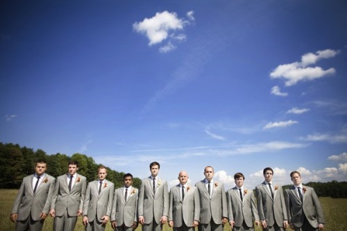 Some gray suit inspiration for you today The Groom Steps Out wedding 