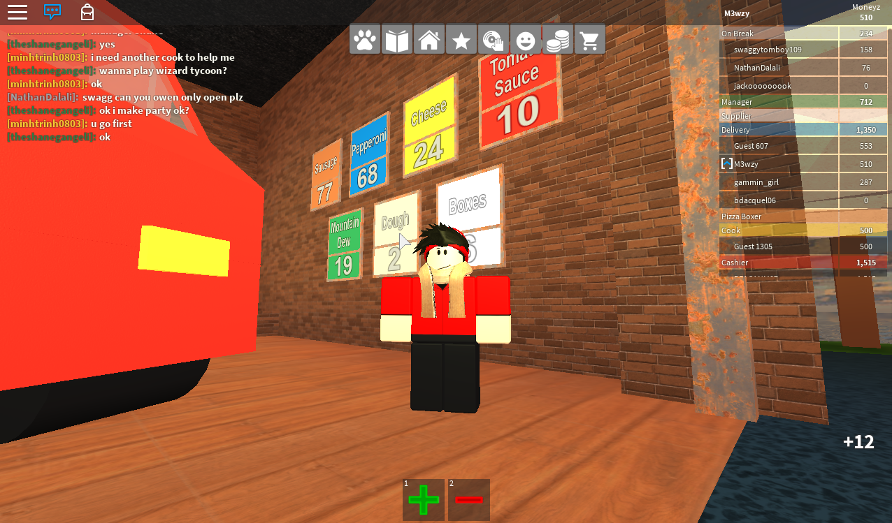 Roblox Game Guides Work At A Pizza Place - first exit the shop and confront the door on the left on the right there will be signs of how much supplies the shop has if it is low suppliers are