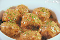 Albóndigas con salsa de almendras