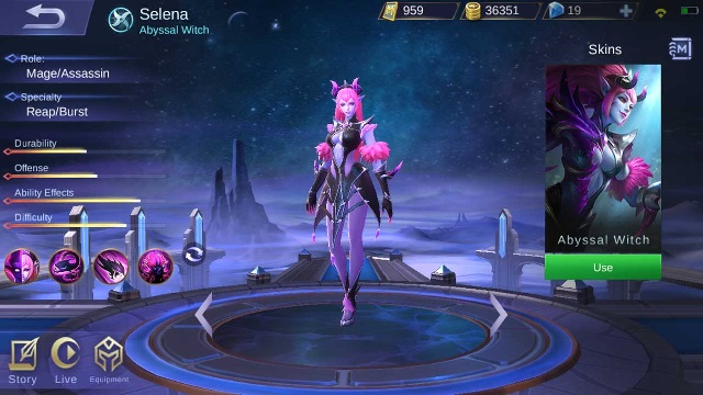 Panduan dan Guide Hero Mobile Legends Selena