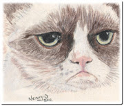 I love The Grumpy Cat so much that I have decided to try and draw him (prismagrumpycat )