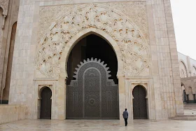 Casablanca, Marruecos, Gran Mezquita, Hassan II, blog de viajes, puerta