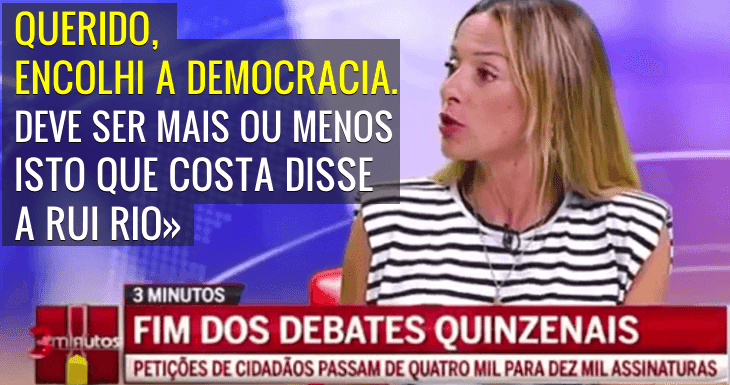 Fim dos debates quinzenais, petições de cidadãos passam de 4 mil para 10 mil assinaturas.