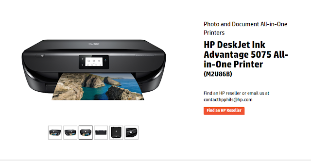 HP DeskJet Ink Advantage 5075 All-in-One Printer 