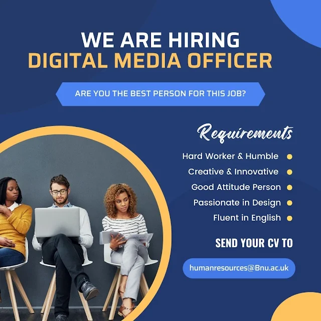 DIGITAL MEDIA OFFICER (MATERNITY COVER)