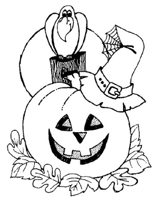 Desenhos do Halloween para Colorir e Imprimir