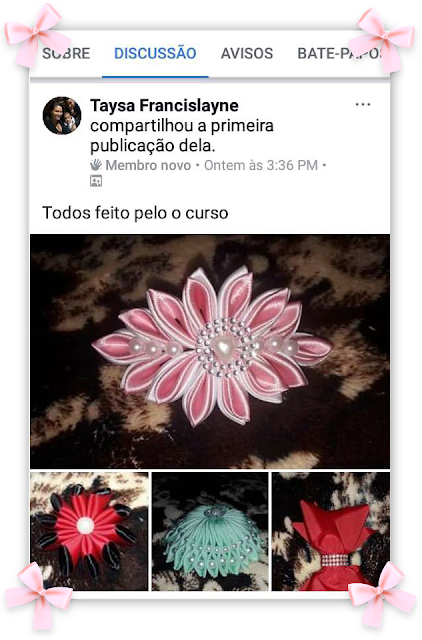 depoimento curso de laços e tiaras