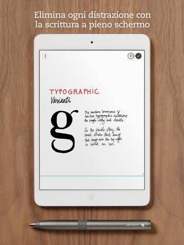 Penultimate,l'app di calligrafia per iPad più originale e popolare si aggiorna alla vers 6.0.3 