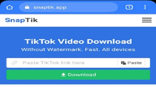 Cara Download Snap TikTok