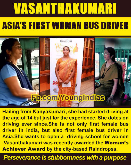 Vasanthakumari - India's First Woman Bus Driver