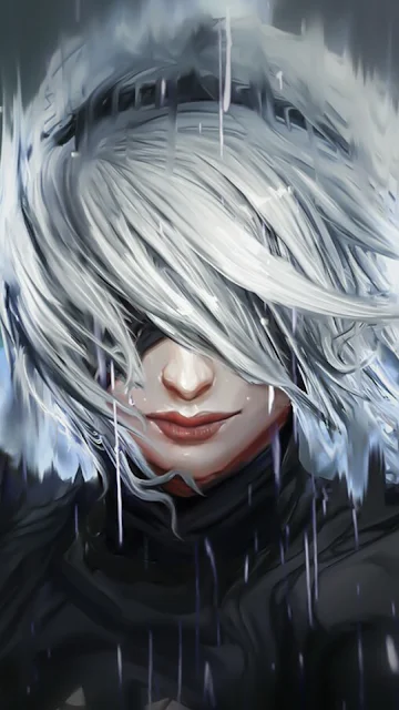 Wallpaper 2b Nier Automata, Anime Girl, Art 