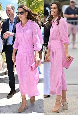 Duchess of Cambridge wearing espadrilles