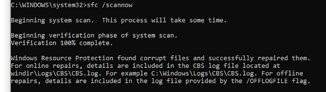 Solution: " Windows Resource Protection found integrity violations" error windows 10 /11