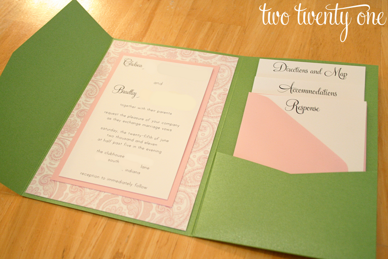 Here 39s one of our wedding invitations that I labored on for months happily