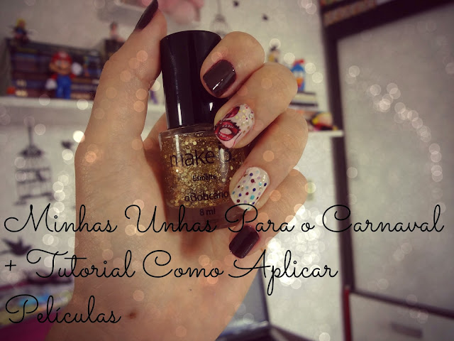 unhas decoradas para o carnaval