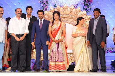 Ram Charan Wedding Reception Stills film pics