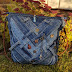 Jeansväska,gjord av gamla jeans....Jeansbag,made of old jeans....