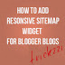 Cool Responsive Sitemap Widget for Blogger-How to Guide