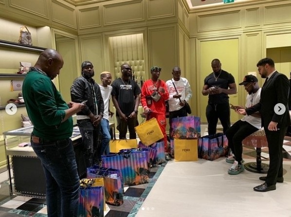 Davido Shops For His Squad In Dubai (Photos)