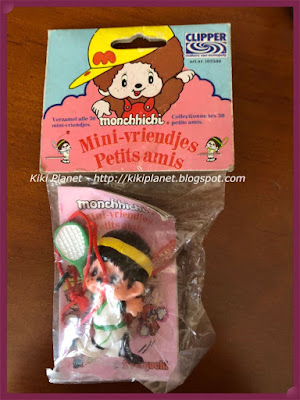 kiki monchhichi tennisman porte clé keychain vintage collector