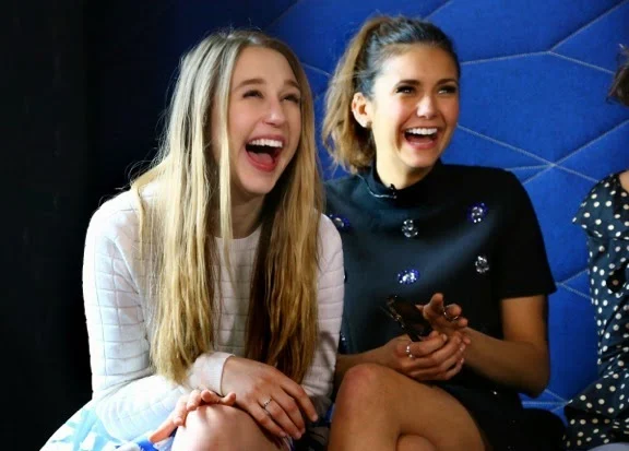 Taissa Farmiga and Nina Dobrev March 2015