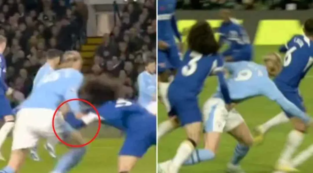 This is not right; Chelsea fans furious at VAR penalty decision to Man City