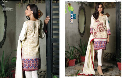 Orient Luxury Embroidered Eid Sawan Collection 2016