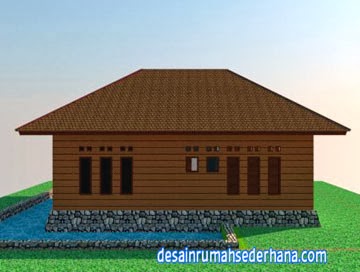 Desain Rumah Kayu Mungil Bisa Untuk Villa