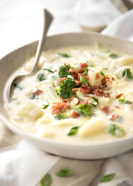 Potato Broccoli Soup Recipe.