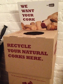 cork recycling collection box