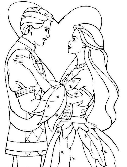 Best free and high quality prince and princess coloring pages