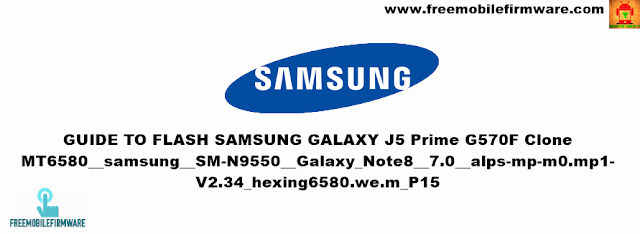 Guide To Flash Samsung Galaxy Note 8 N9550 Clone MT6580 Via SP Flashtool