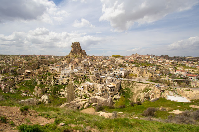 Panorama e castello di Ortahisar-Cappadocia