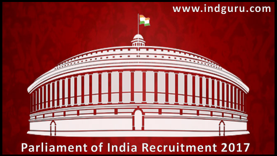 Parliament of India Recruitment