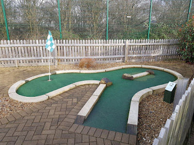 Minigolf at Dobbies Garden Centre in Peterborough