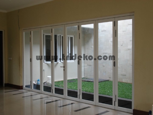 Partisi Aluminium kaca partisi kaca frameless kanopi 