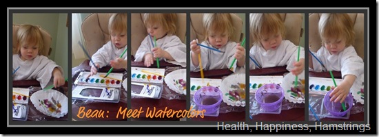 bean and watercolors