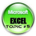 MS Excel Topic 5 : Navigating in Work Sheet