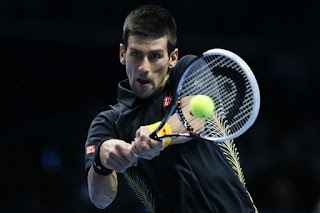 Novak Djokovic of Serbia