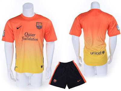 Kostum Away Barcelona 2012-2013 