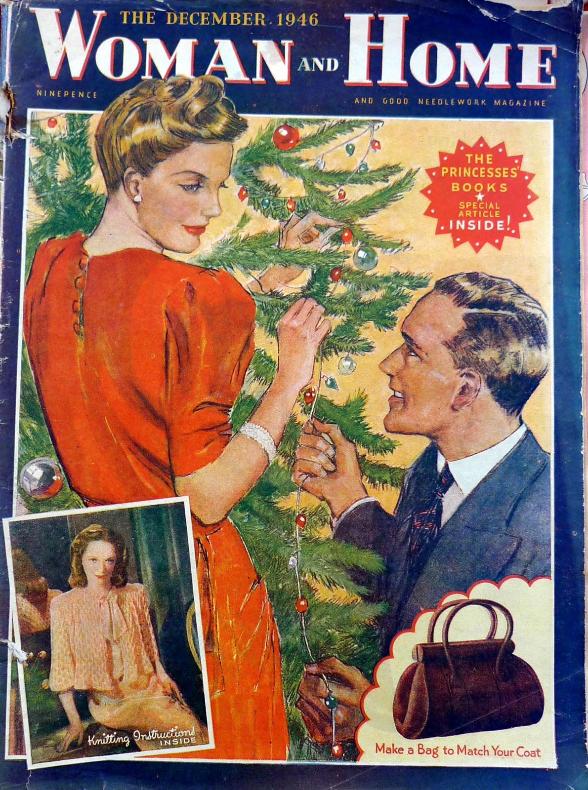 Woman and Home December 1946 | little jenny wren 