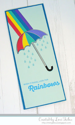 Look for Rainbows card-designed by Lori Tecler/Inking Aloud-stamps and dies from My Favorite Things
