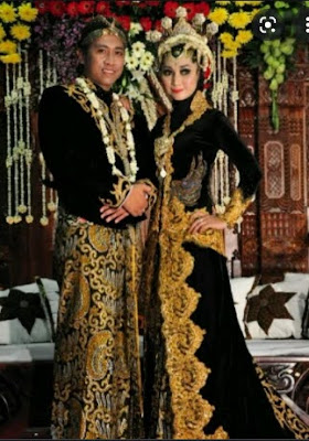 kebaya pengantin jawa modern