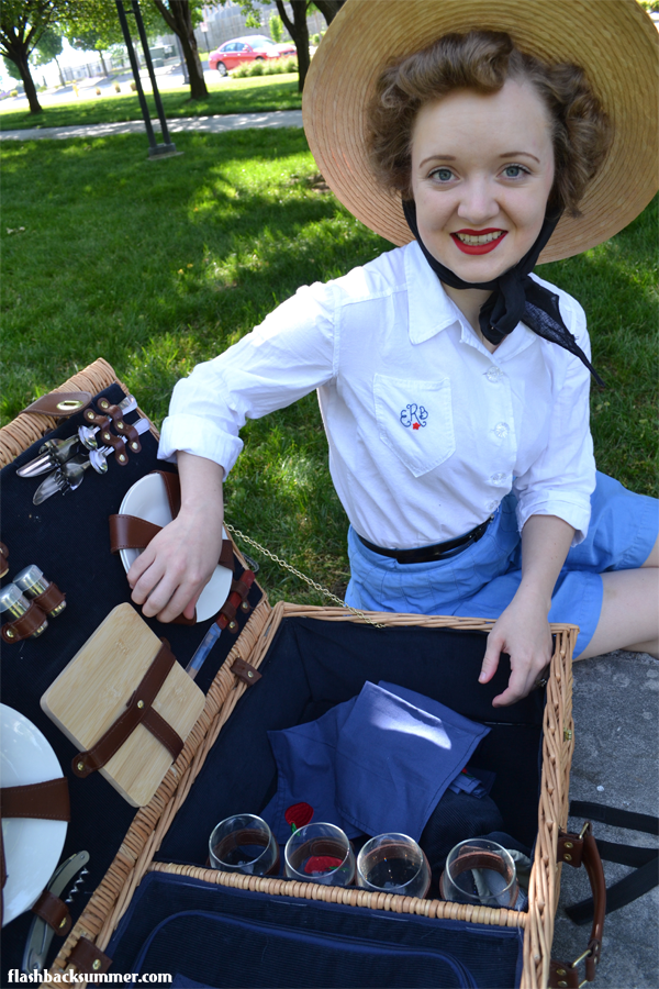 Flashback Summer: Little Debbie Vintage Summer Picnic Outfit