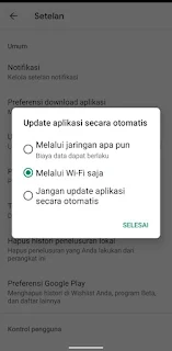 Cara Menonaktifkan Update Otomatis Apliaksi Android