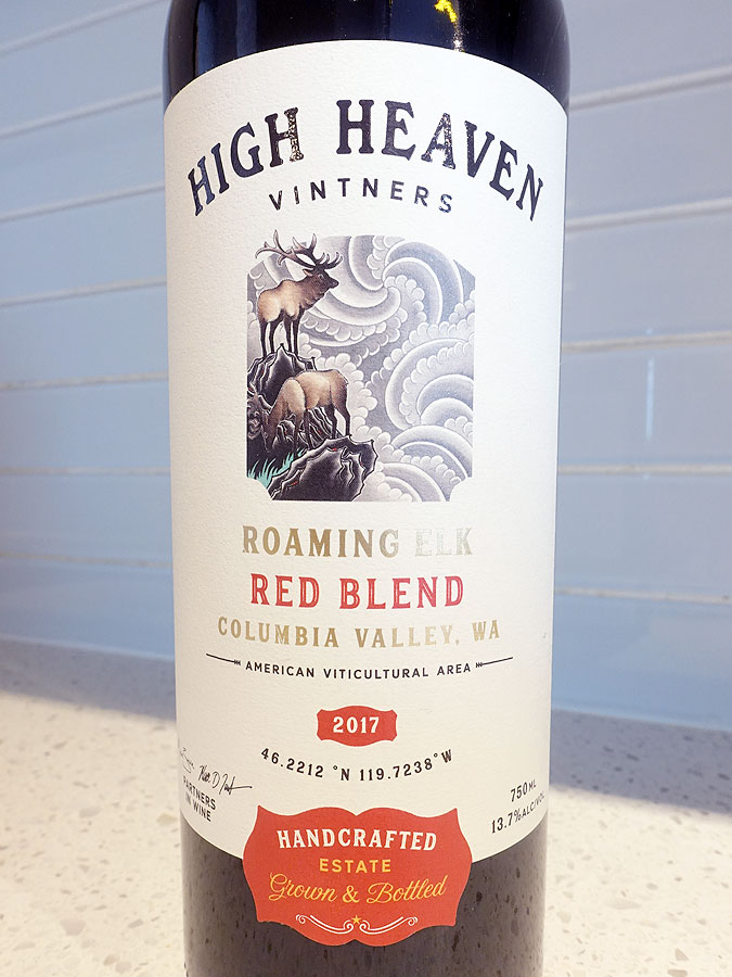 High Heaven Roaming Elk Red Blend 2017 (88 pts)