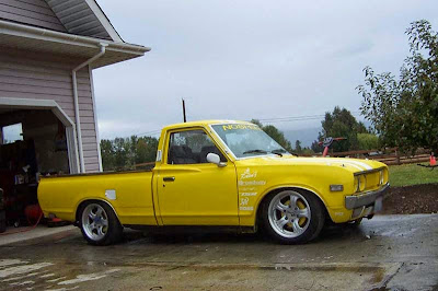 modif mobil datsun pick up 620 kuning