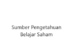 7 Sumber Pengetahuan Belajar Saham