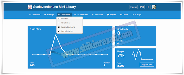 Sistem simpan buku yang senang dan percuma untuk akses bagi mini perpustakaan